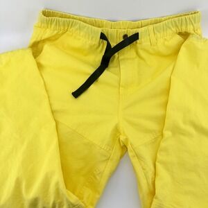 Supreme Canvas Belted Pant Yellow Cotton Size XL 36 Mens Streetwear
